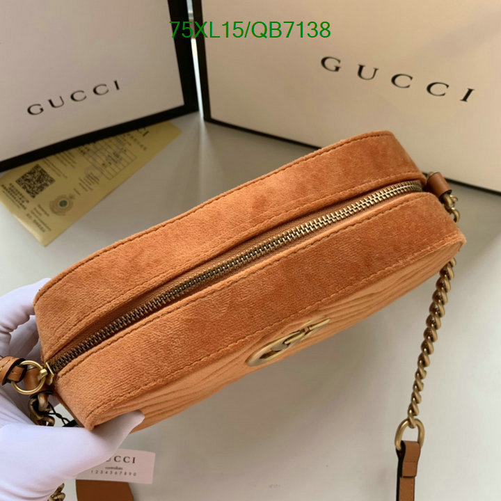 Gucci Bag-(4A)-Marmont Code: QB7138 $: 75USD