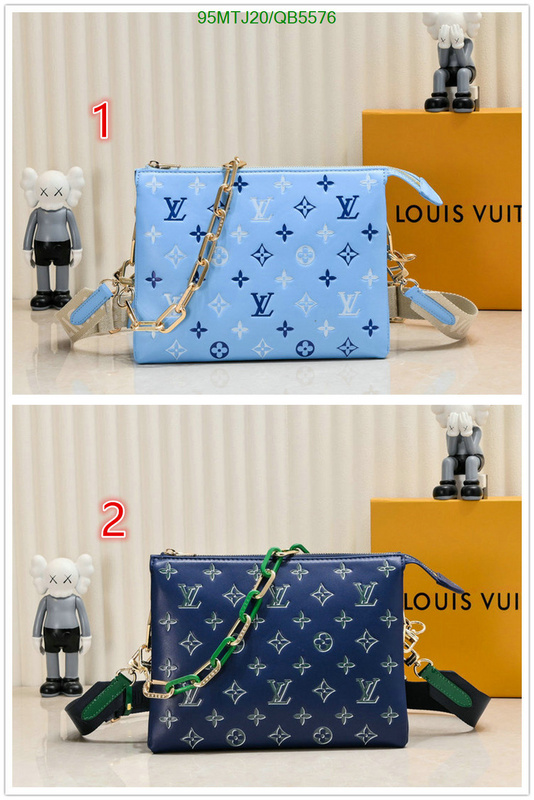 LV Bag-(4A)-Pochette MTis Bag-Twist- Code: QB5576 $: 95USD