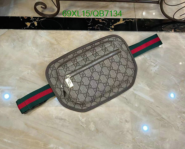 Gucci Bag-(4A)-Belt Bag-Chest Bag-- Code: QB7134 $: 69USD
