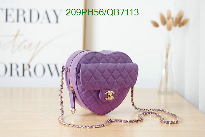 Chanel Bag-(Mirror)-Diagonal- Code: QB7113 $: 209USD