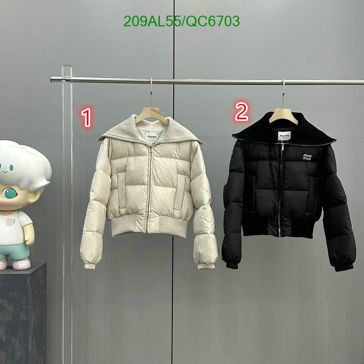 Down jacket Women-Miu Miu Code: QC6703 $: 209USD