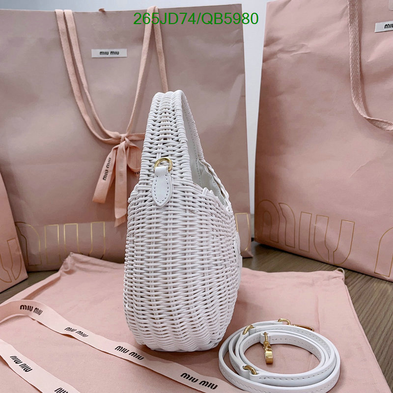 Miu Miu Bag-(Mirror)-Diagonal- Code: QB5980 $: 265USD