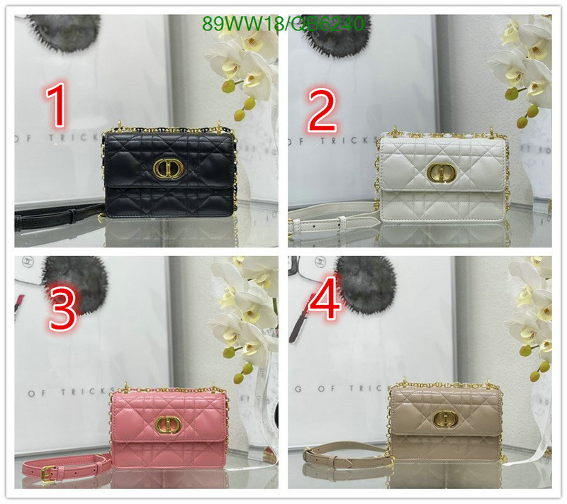 Dior Bag-(4A)-Caro- Code: QB6240 $: 89USD