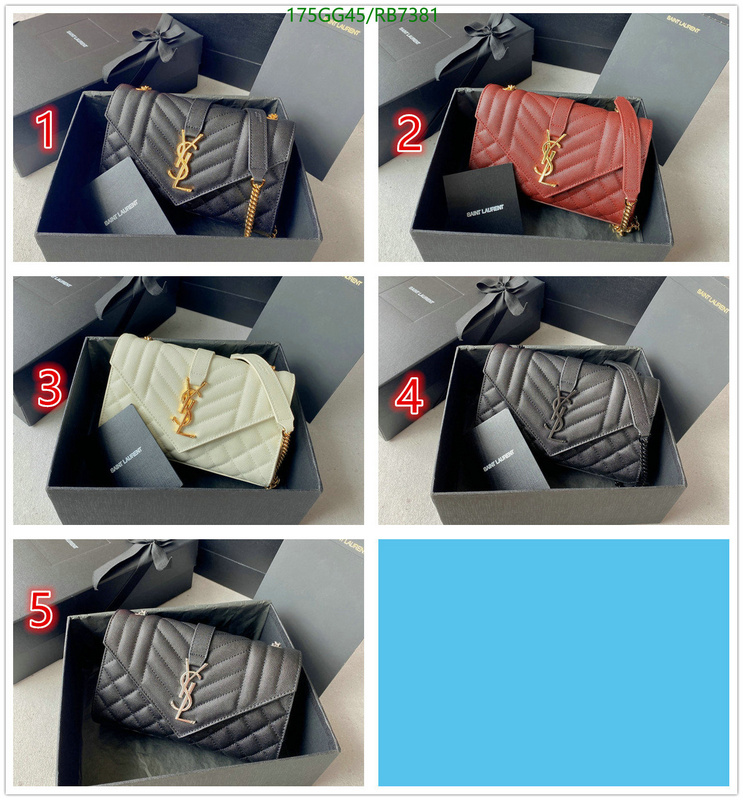 YSL Bag-(Mirror)-Envelope Series Code: RB7381 $: 175USD