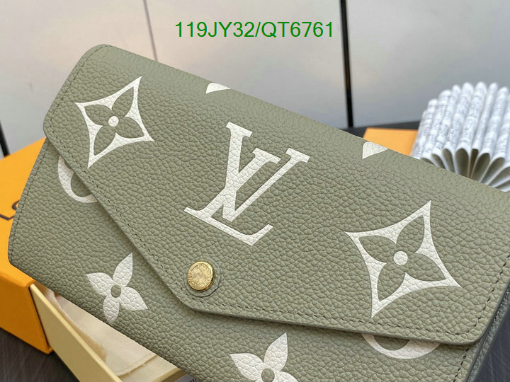 LV Bag-(Mirror)-Wallet- Code: QT6761 $: 119USD