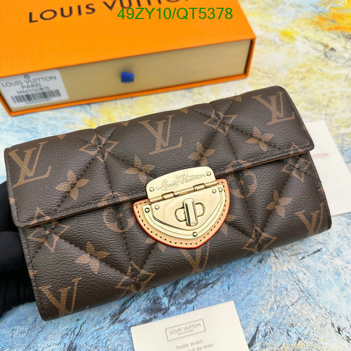 LV Bag-(4A)-Wallet- Code: QT5378 $: 49USD