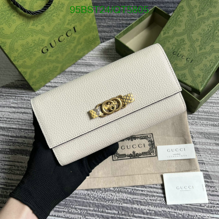 Gucci Bag-(Mirror)-Wallet- Code: QT5805 $: 95USD