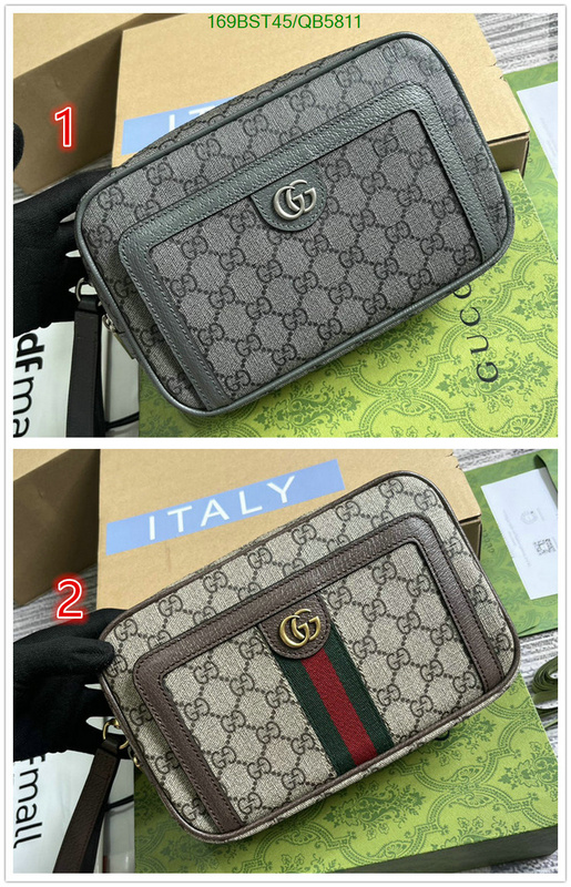 Gucci Bag-(Mirror)-Clutch- Code: QB5811 $: 169USD