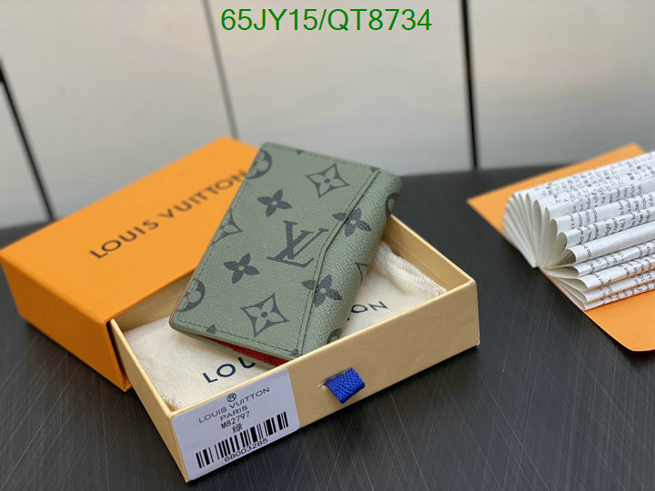 LV Bag-(Mirror)-Wallet- Code: QT8734 $: 65USD