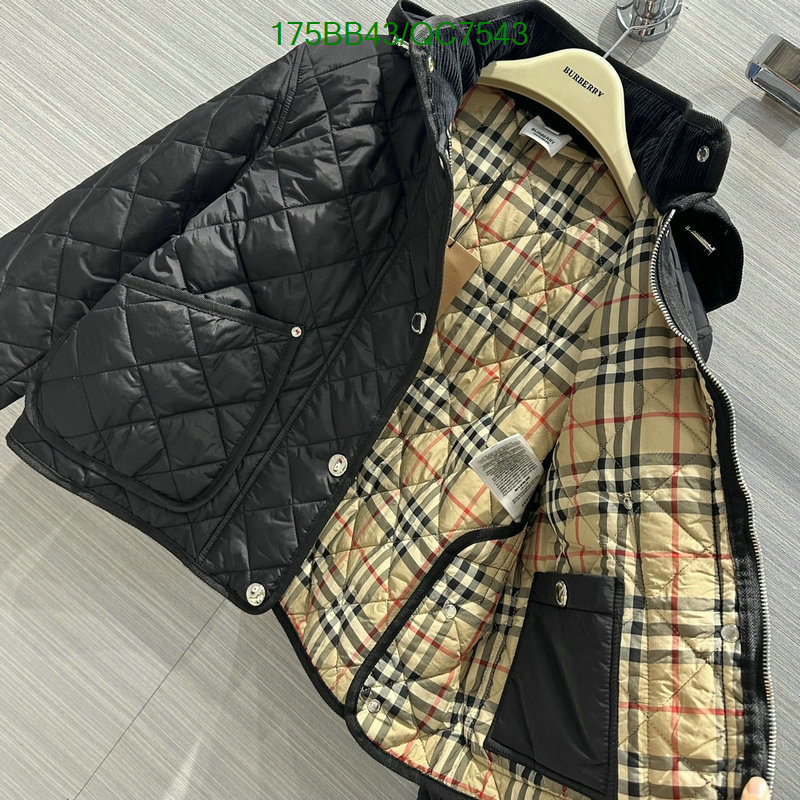 Clothing-Burberry Code: QC7543 $: 175USD