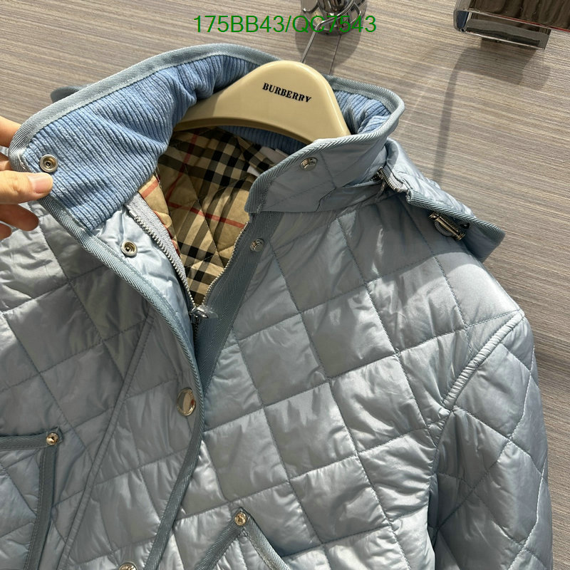 Clothing-Burberry Code: QC7543 $: 175USD