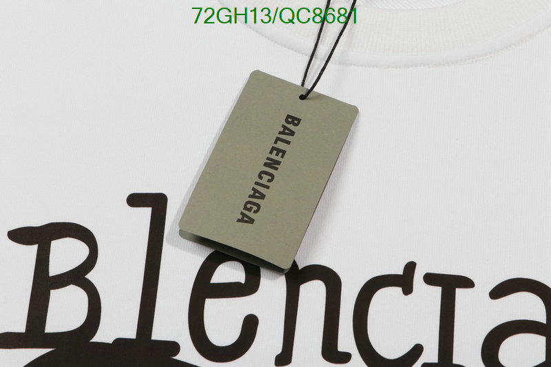 Clothing-Balenciaga Code: QC8681 $: 72USD