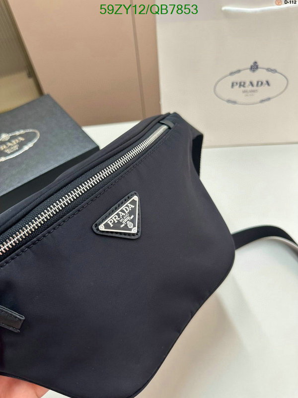Prada Bag-(4A)-Belt Bag-Chest Bag-- Code: QB7853 $: 59USD