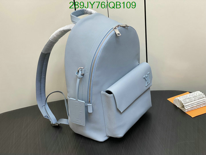 LV Bag-(Mirror)-Backpack- Code: QB109 $: 289USD