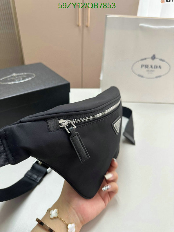 Prada Bag-(4A)-Belt Bag-Chest Bag-- Code: QB7853 $: 59USD