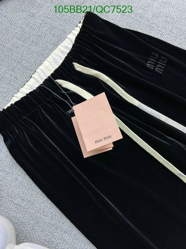 Clothing-MIUMIU Code: QC7523 $: 105USD