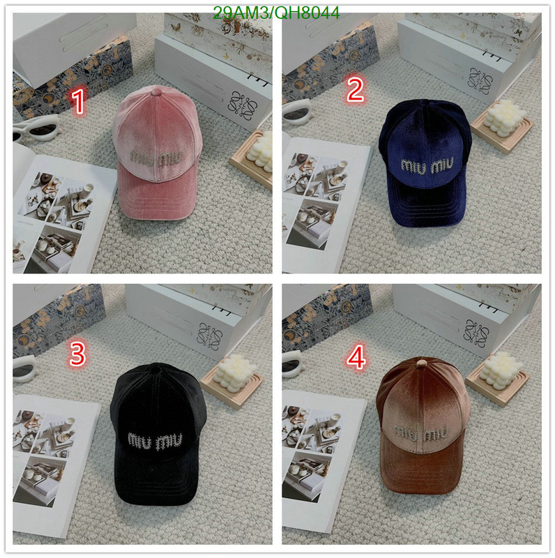 Cap-(Hat)-Miu Miu Code: QH8044 $: 29USD