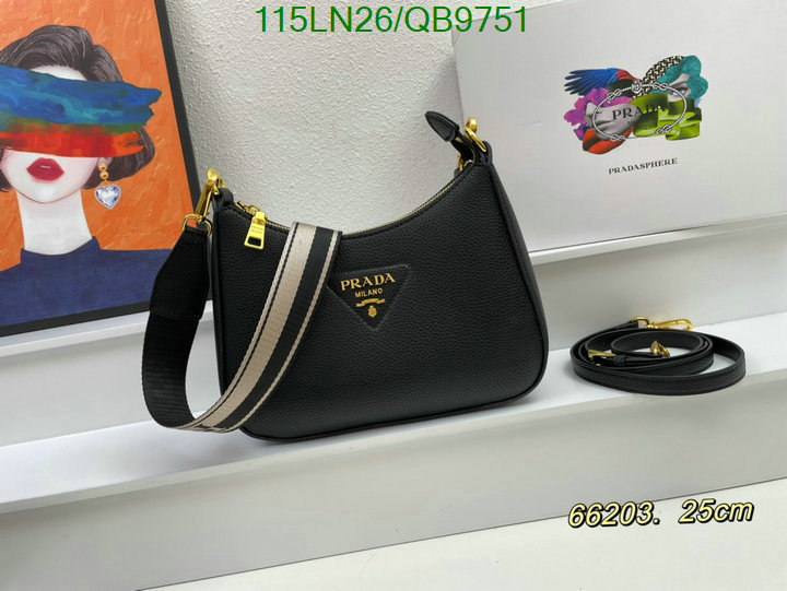 Prada Bag-(4A)-Diagonal- Code: QB9751 $: 115USD