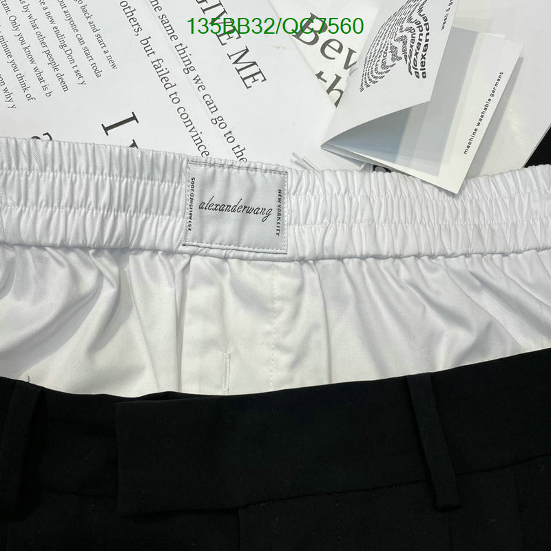 Clothing-Alexander Wang Code: QC7560 $: 135USD