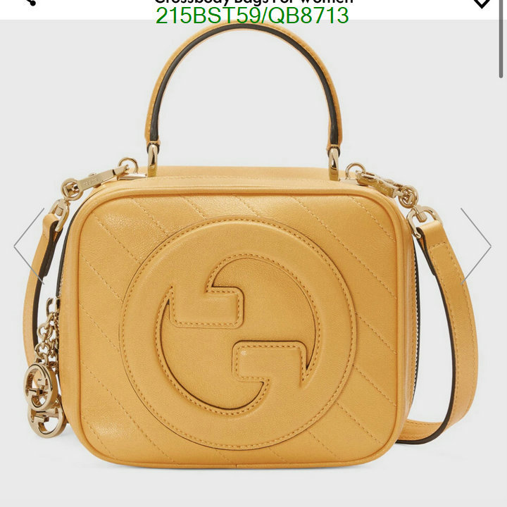 Gucci Bag-(Mirror)-Diagonal- Code: QB8713 $: 215USD