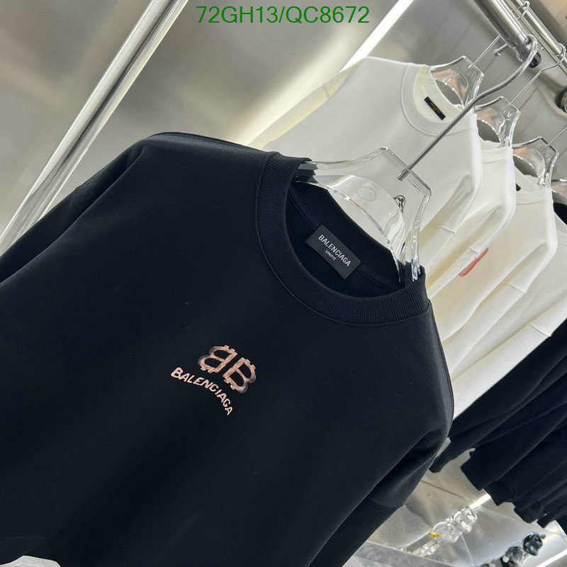 Clothing-Balenciaga Code: QC8672 $: 72USD