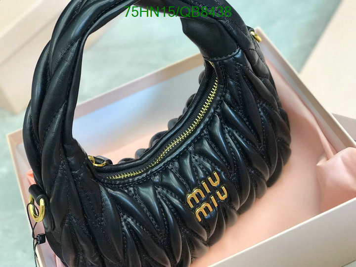 Miu Miu Bag-(4A)-Handbag- Code: QB8438 $: 75USD