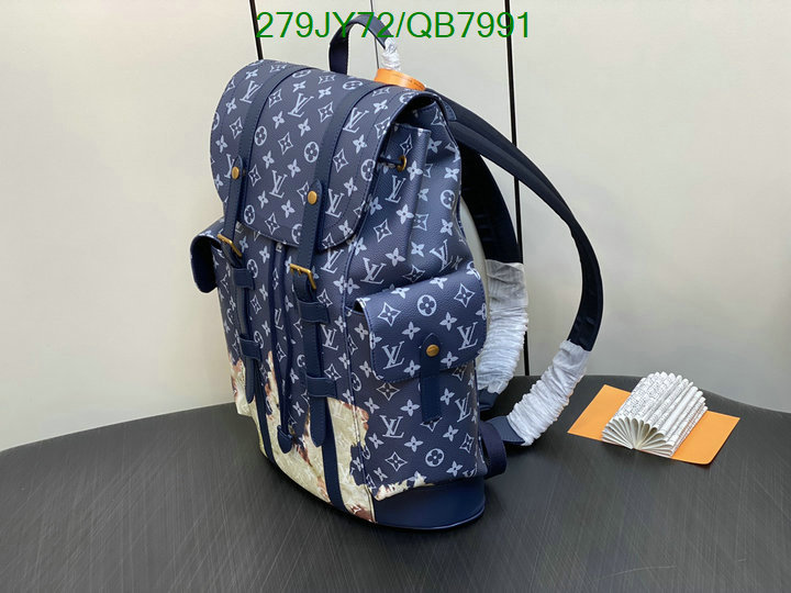 LV Bag-(Mirror)-Backpack- Code: QB7991 $: 279USD