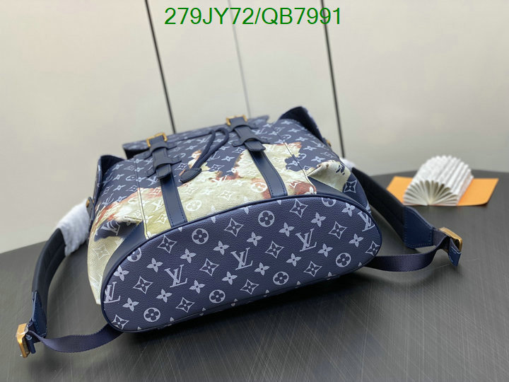 LV Bag-(Mirror)-Backpack- Code: QB7991 $: 279USD