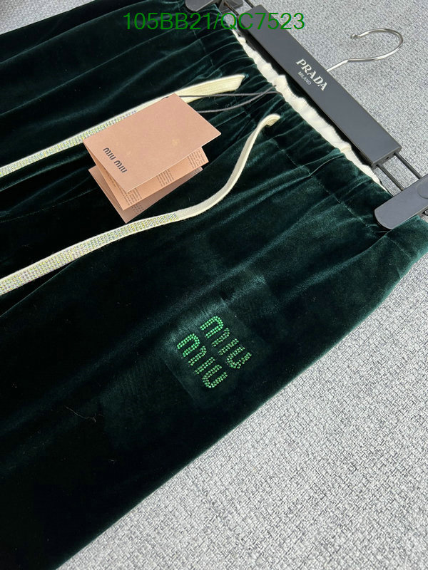 Clothing-MIUMIU Code: QC7523 $: 105USD