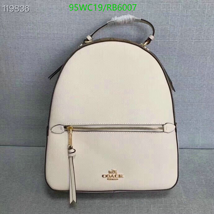 Coach Bag-(4A)-Backpack- Code: RB6007 $: 95USD