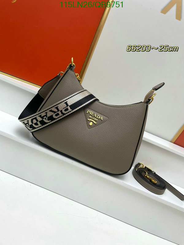 Prada Bag-(4A)-Diagonal- Code: QB9751 $: 115USD