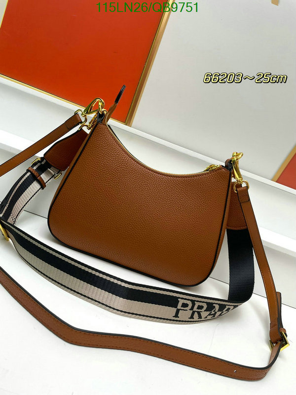 Prada Bag-(4A)-Diagonal- Code: QB9751 $: 115USD