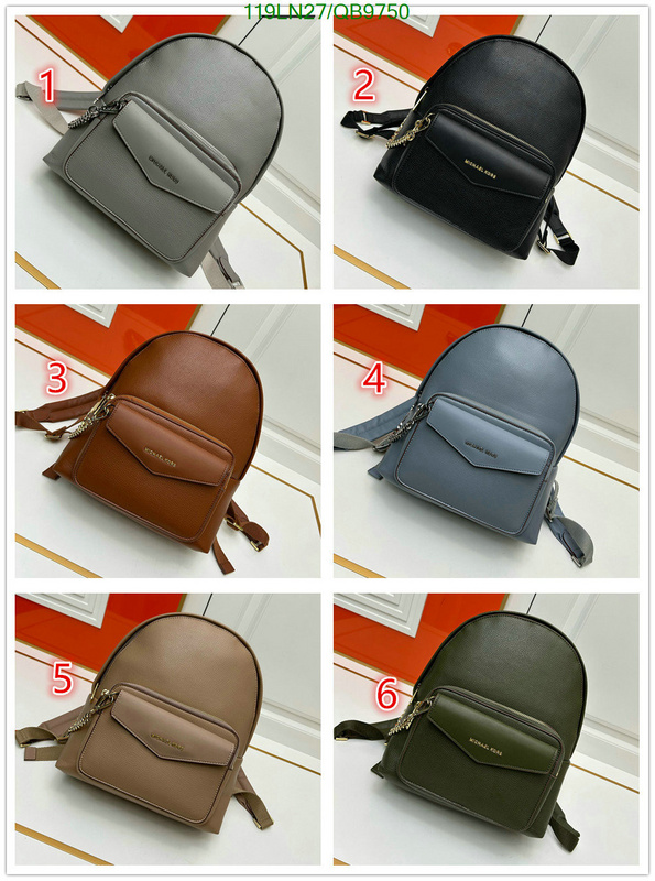 Michael Kors Bag-(4A)-Backpack- Code: QB9750 $: 119USD