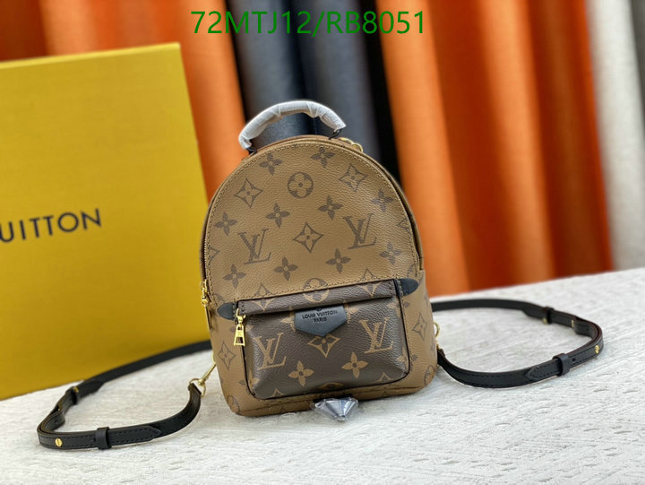 LV Bag-(4A)-Backpack- Code: RB8051 $: 72USD