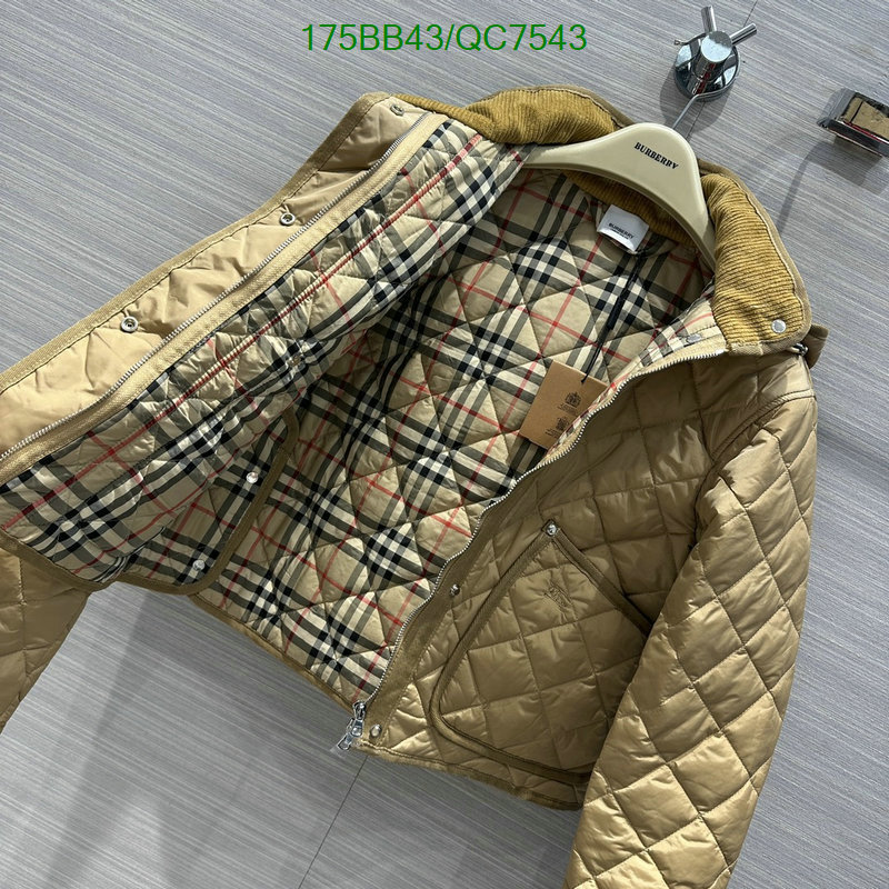 Clothing-Burberry Code: QC7543 $: 175USD