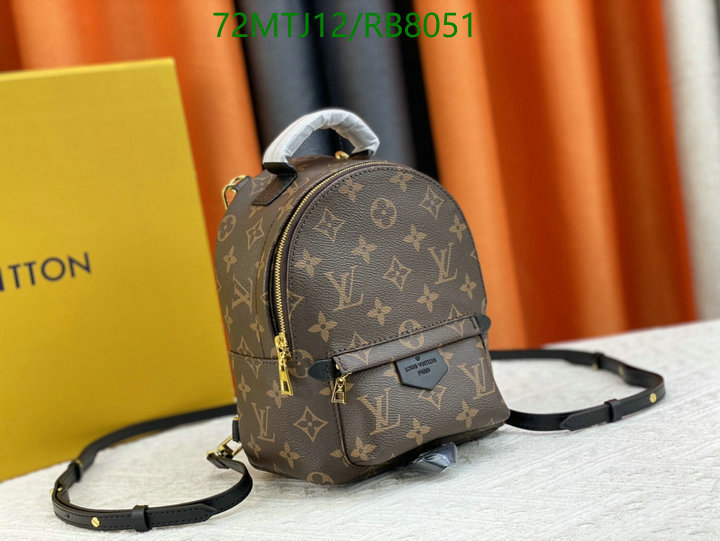 LV Bag-(4A)-Backpack- Code: RB8051 $: 72USD