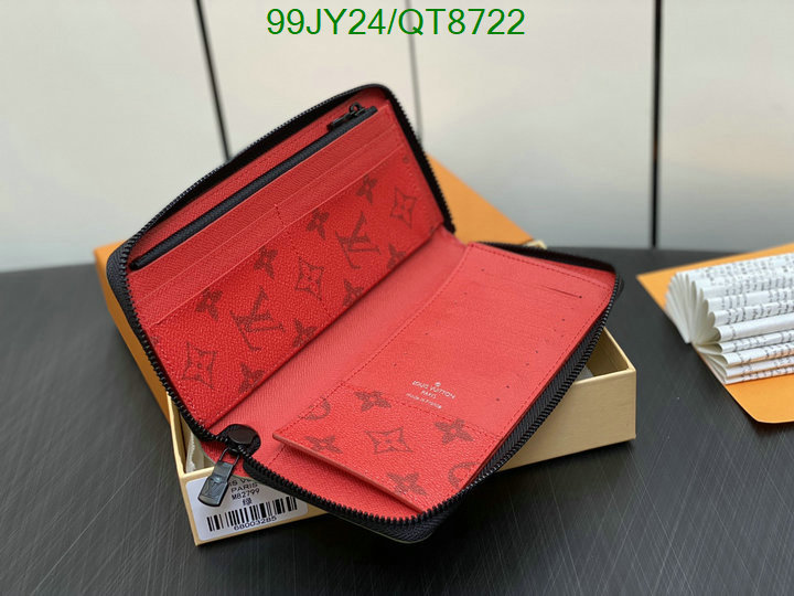 LV Bag-(Mirror)-Wallet- Code: QT8722 $: 99USD