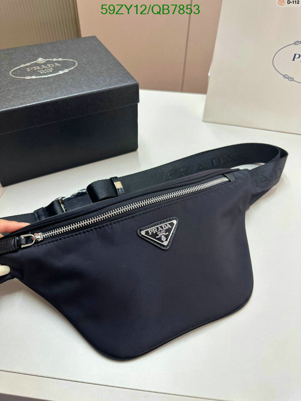 Prada Bag-(4A)-Belt Bag-Chest Bag-- Code: QB7853 $: 59USD