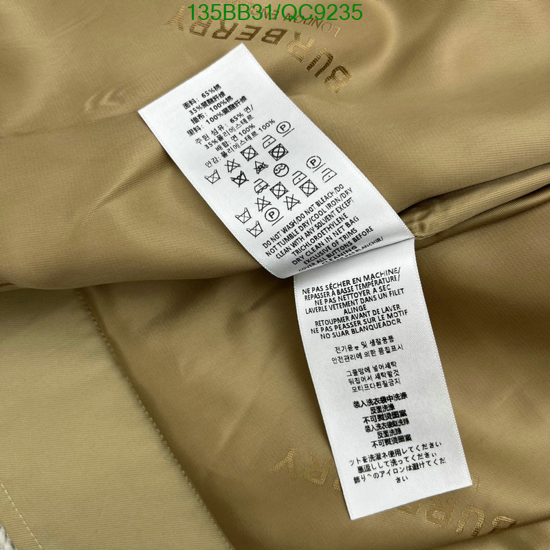 Clothing-Burberry Code: QC9235 $: 135USD