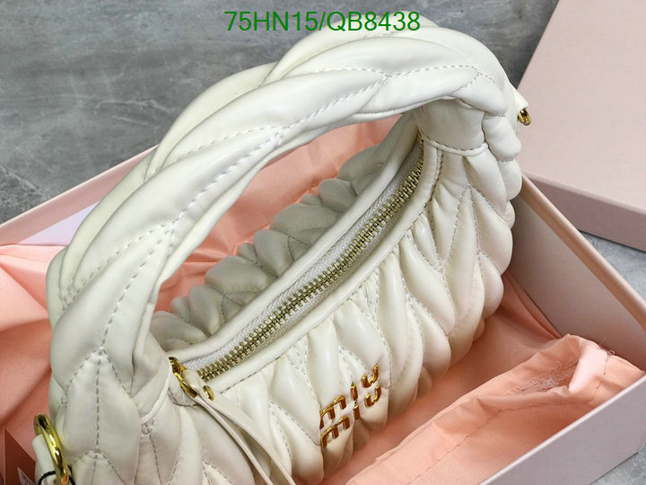 Miu Miu Bag-(4A)-Handbag- Code: QB8438 $: 75USD