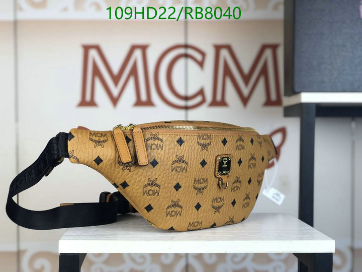 MCM Bag-(Mirror)-Belt Bag-Chest Bag-- Code: RB8040 $: 109USD