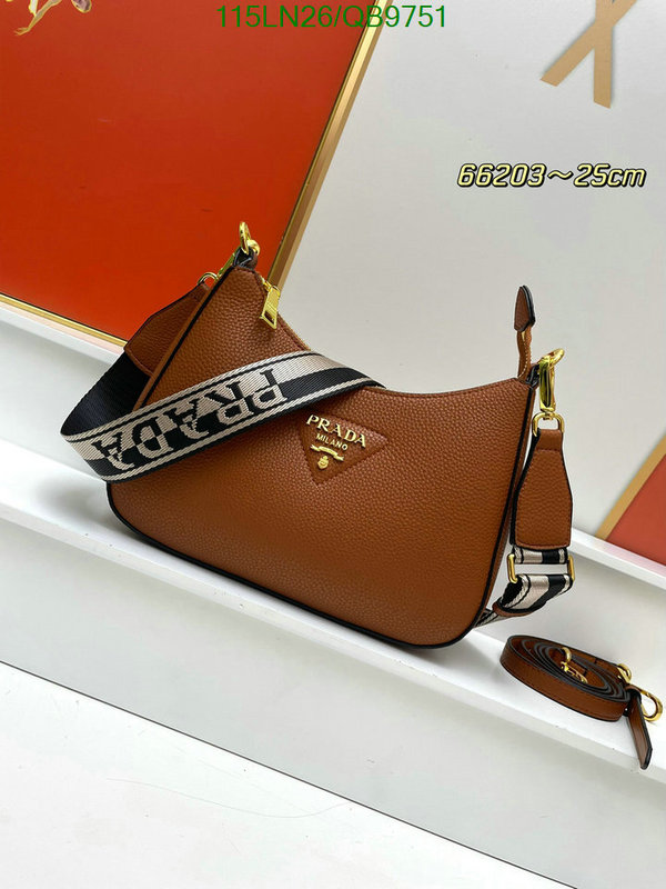 Prada Bag-(4A)-Diagonal- Code: QB9751 $: 115USD