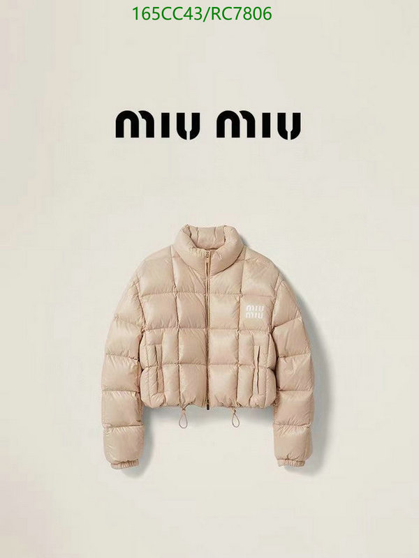 Down jacket Women-Miu Miu Code: RC7806 $: 165USD