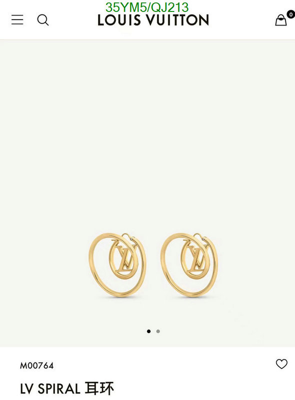 Jewelry-LV Code: QJ213 $: 35USD