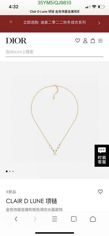 Jewelry-Dior Code: QJ9810 $: 35USD