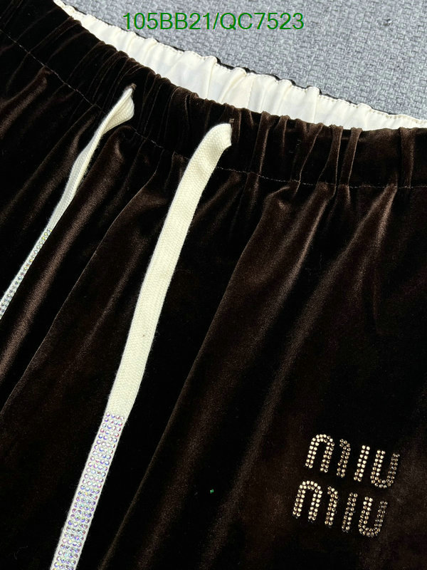 Clothing-MIUMIU Code: QC7523 $: 105USD