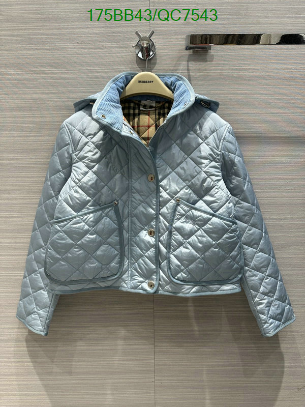 Clothing-Burberry Code: QC7543 $: 175USD