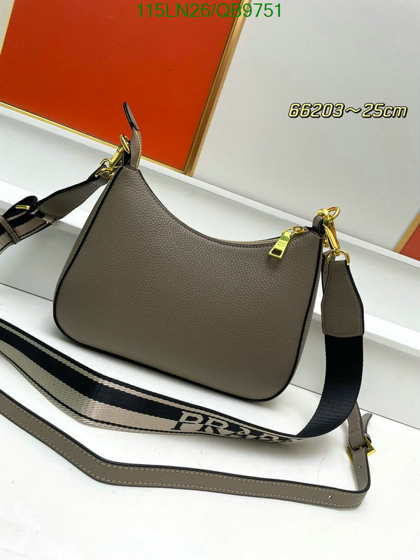 Prada Bag-(4A)-Diagonal- Code: QB9751 $: 115USD