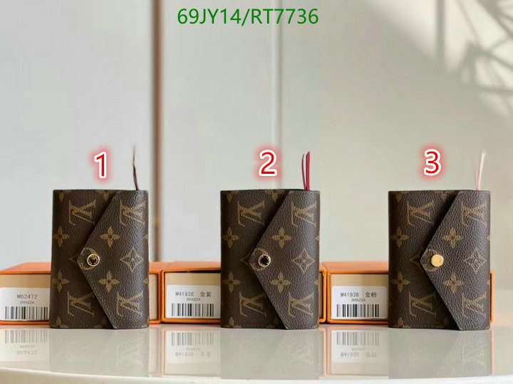 LV Bag-(Mirror)-Wallet- Code: RT7736 $: 69USD