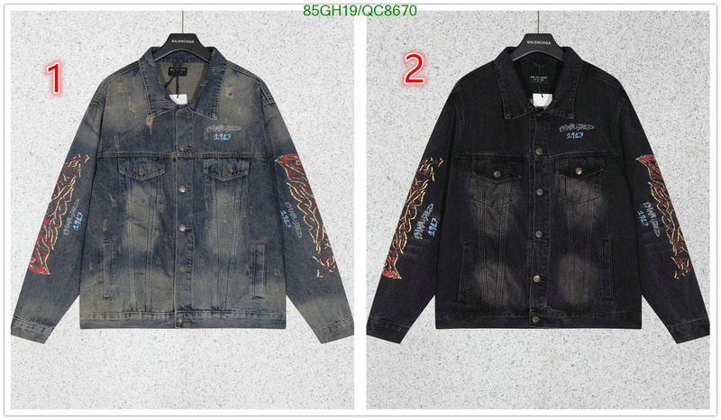 Clothing-Balenciaga Code: QC8670 $: 85USD